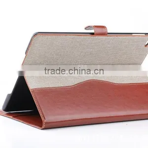Genuine PU Leather Flip Stand Smart Cover For IPad Air 2 IPad 6 With Button Close thumbnail-6