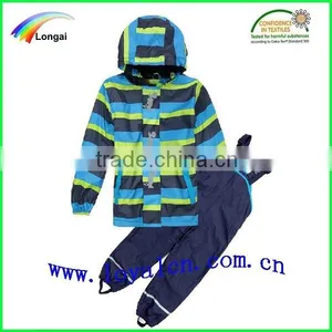 Allover Print Children Nylon Rain Suit thumbnail-1