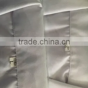 Unisex White Lab Coat With Knit Cuffs thumbnail-4