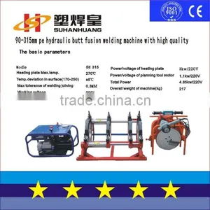 SH160-315 PE Pipe Butt Welding Machine With High Quality thumbnail-1