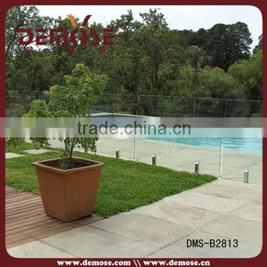 Temporary Led Lighted Frameless Swimming Pool Fence thumbnail-1