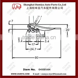 Toggle Clip in Locks Stainless Steel Toggle Clip 041081AM thumbnail-3