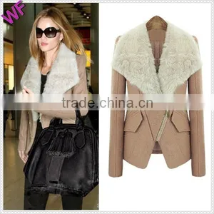 Custom Made Wool Coat in China Women Fashion Coats 2015 thumbnail-1