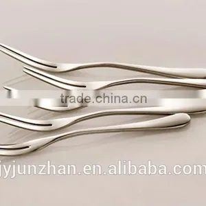 Plain Handle Stainless Steel Fruit Fork Made by Junzhan Factory Directly thumbnail-2