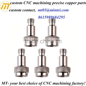 Factory Custom CNC Machining Precision Stainless Steel/ Copper/ Brass Connectors thumbnail-2