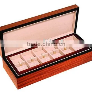 Wholesale Wooden Cufflink Case thumbnail-1