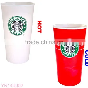 Cold Reactive Color Change Plastic Cup thumbnail-1