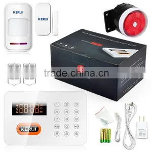 Kerui Wireless Alarm Systems Security Home LCD Speaker Keyboard Sensor PSTN Alarm System Russian Spanish thumbnail-1