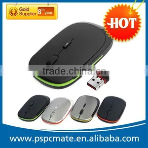 Personalized Flat 2.4G Advanced Wireless Optical Mouse With Mini Usb Receiver thumbnail-1