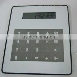 Thin Crystal Calculator Multifunctional Mousepad Calculator Mouse Pad+3 Ports USB 2.0 HUB+Calculator thumbnail-1