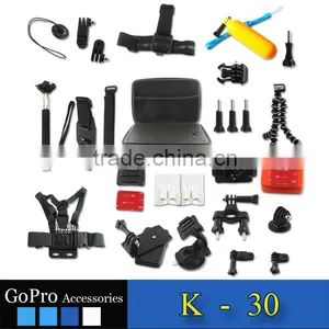 2016 NEW Customized High Quality 35 in 1 Family Kit Camera Accessories for Gopro Hero Accessories 1 2 3 4 Session thumbnail-1