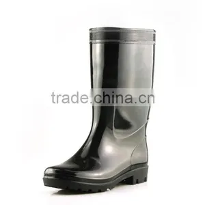 PVC Cheap Waterproof Unisex Rain Boots thumbnail-1