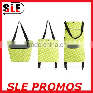 Foldable Shopping Trolley Bag/Vegetable Shopping Trolley Bag With Wheels/ Outdoor Trolley Bag thumbnail-1