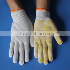 High Quality 7gauge Safety Working PVC Dotted Glove thumbnail-1