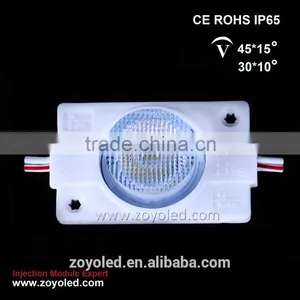 Super Bright 12V 1.2W Injection Led Module With Lens SMD 3030 Waterproof IP67 thumbnail-1