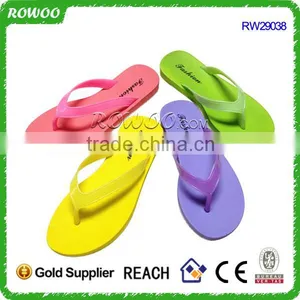 Fancy Popular Solid Color New Summer Cheap Flip Flops thumbnail-1