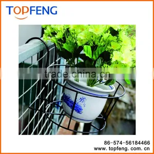 Iron Garden Wall Flower Pot Plant Holder Rack Plant Shelves Stand Plant Display Shelf thumbnail-3