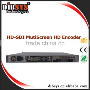 IPTV System 4 Sdi Input Multiscreen HD Encoder Support Logo Insertion, HLS (m3u8), AC3 thumbnail-1