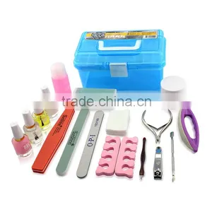 Hot Sell Nail Art Tool Set 19pieces/set Manicures Basic Supplies thumbnail-1