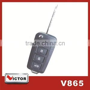 Learning Code Keyless Remote Control With Key and Three ButtonsV865 thumbnail-1