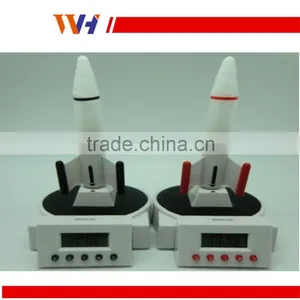 Rocket Shape Keep Awake Alarm Clock thumbnail-3