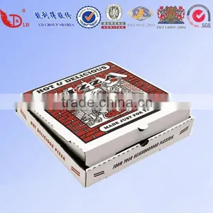 Pizza Box,2016 Wholesale Recycled Paper Pizza Box Customized Logo Pizza Box thumbnail-2