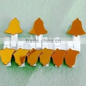 Small Bell Wooden Clothes Peg thumbnail-1