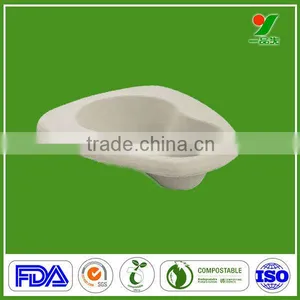 SGS Approved in Hospital Patients Use Recycled Pulp Disposable Bedpan thumbnail-1