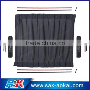 Luxury Thick Car Side Window Curtain, Aluminum Rails Car Sunshade thumbnail-3