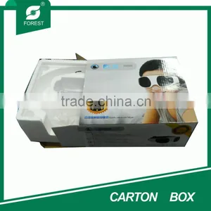 FANCY PRINTED CUSTOM PACKAGING WHITE CARTON BOX thumbnail-2