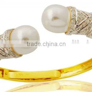 Gold Diamond Bangles thumbnail-1