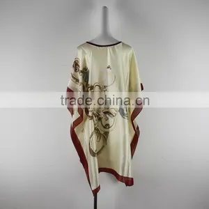 Wholesale Women Mini Chiffon Dress Bat-winglong Sleeve Casual Dress thumbnail-3
