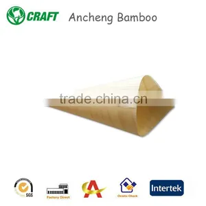 Natural Disposable Bamboo Cones Catering thumbnail-3