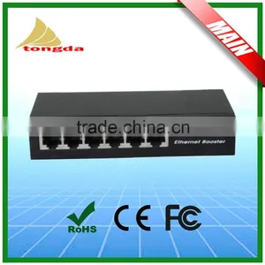 Network Cable Extender 1 Uplink 4 Downlink 10Mbps Network Extender Ethernet Booster Designers Ethernet Cable Booster Quality Choice thumbnail-1