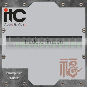 ITC T-8S02 8 Switchable Mic/Line Input 2 Out Microphone Preamplifier Audio thumbnail-3
