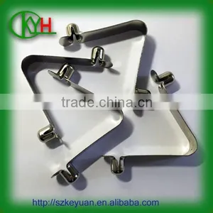 OEM Spring Steel V Shape Tube Lock Spring Double Button Clip thumbnail-4