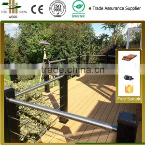 New Product Latest Balcony Flooring Wood Plastic, Wood Plastic Patio Floors, Exterior Wood Plastic Composite Flooring thumbnail-1