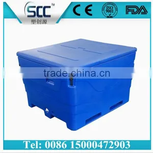 1000L Insulated Container for Storing Fish, Large Plastic Fish Container by Rotomolding thumbnail-2