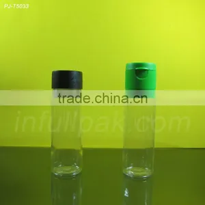 60ml Clear Plastic Bottle With Aluminum Cap thumbnail-2