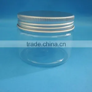 PET Jar With Aluminium Cap, Cosmetic Cream Jar,60ml,100ml,120ml thumbnail-1
