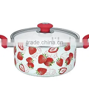 Porcelain Enamel Non-stick Sauce Pot-enamel Cookware thumbnail-1