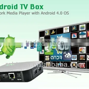 Android 4.0 HD Media Player,Full HD 1080P Smart TV Box,Mini Android TV Box thumbnail-1
