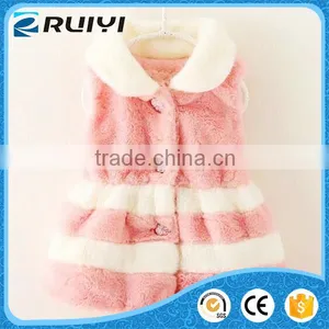 Children Clothing 2016 Fancy Fake Fur Winter Waistcoat thumbnail-4