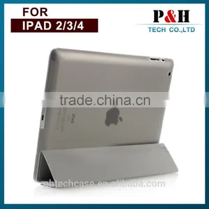 Magnetic PU Leather Smart Cover Case for Ipad 2/3/4 With Sleep Wake thumbnail-1