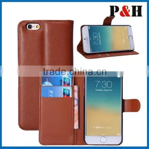 New Arrival pu Leather Case for Iphone 6 Cover Leopard pu Leather Wallet Case for Iphone 6 thumbnail-1