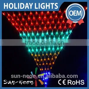 2x2m 5m 210 Leds Good Quality Festival Holiday Wedding Party Garden Christmas Decoration Net Light Curtain Light String Light thumbnail-1