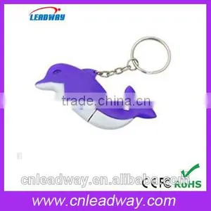 Dophin Shaped Usb Pen Drive With Keyring Wholesale China thumbnail-4