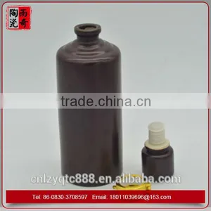 500ml Black Ceramic Bottle With Ceramic Screw Cap thumbnail-1