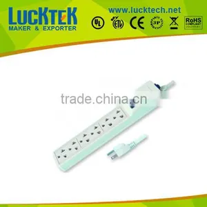 6ways American Switched Power Extension Socket With Surge Protection thumbnail-1