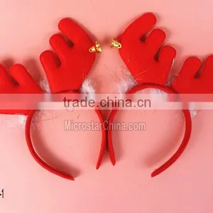 Christmas Party Supplies Moose Reindeer Antlers Headband thumbnail-2